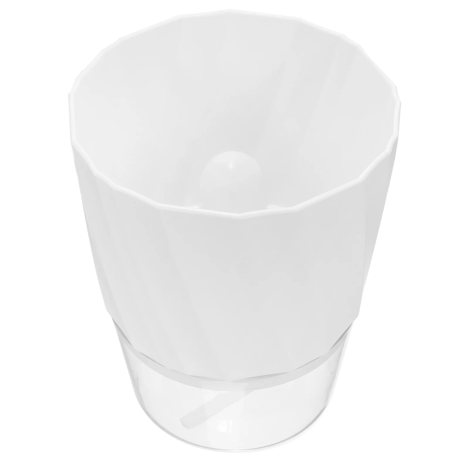 

Pot House Watering Succulents Planters Double-layer Flowerpot Lazy Basin The Office Decor Plastic Pots