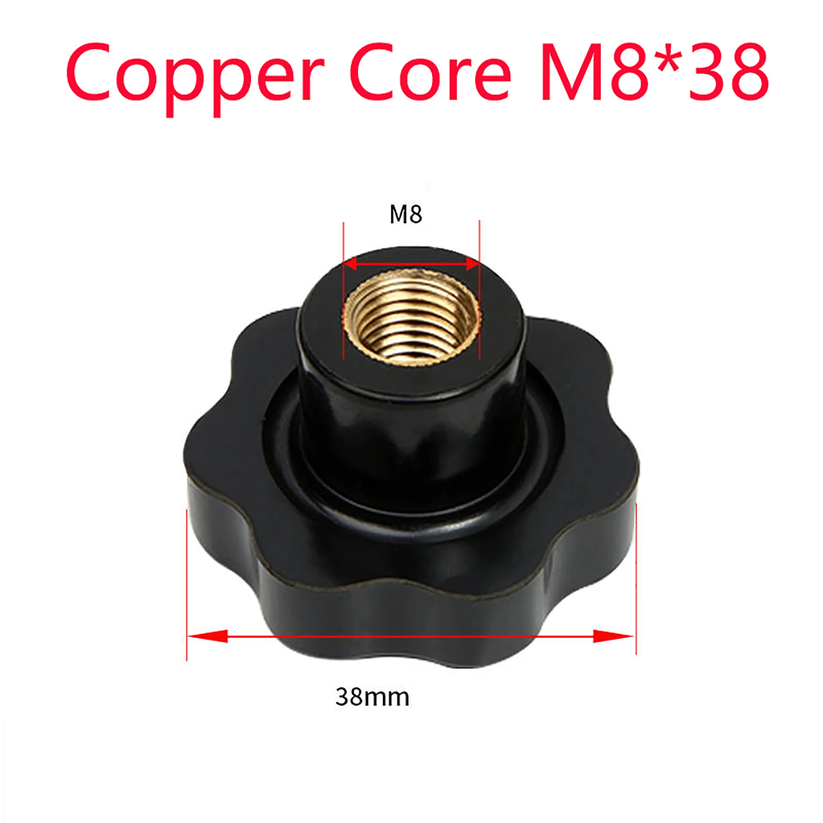 1 шт. M4 M5 M6 M8 M10 M12 M16 бамбуковые бакелитовые ручные затягивающие гайки ручка резьба