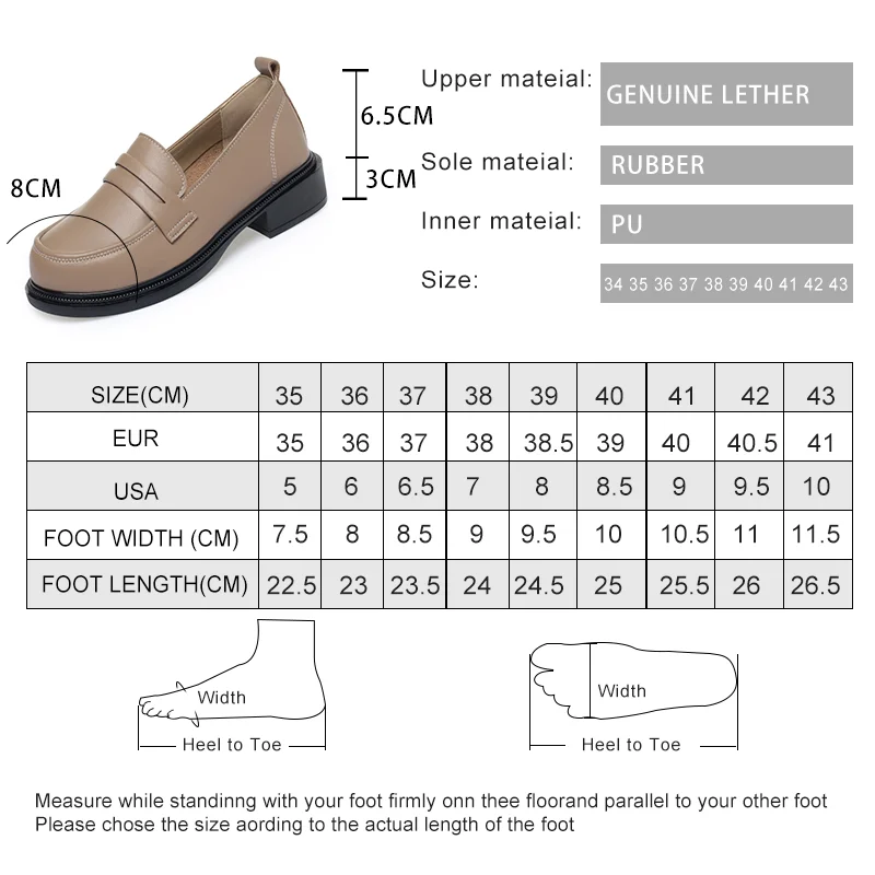 AIYUQI Loafer Shoes Woman 2023 New Genuine Leather Spring Shoes Woman Slip-on One Foot Big Size 41 42 43 Non-slip Shoes Ladies