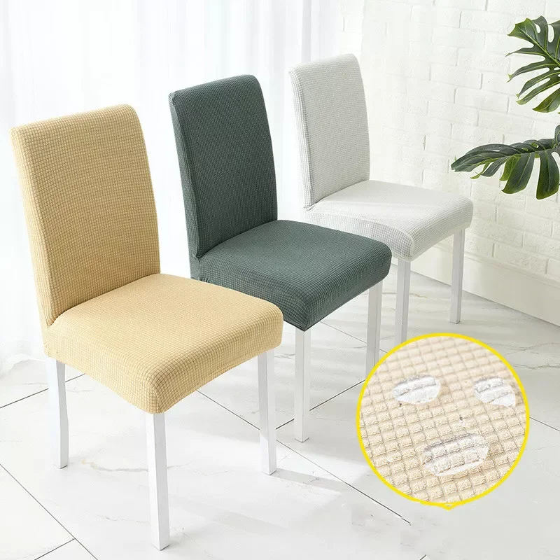 

1/2/4/6 Pcs Waterproof Jacquard Dining Room Chair Cover Stretch Dining Chair Slipcover Spandex Case for Chairs housse de chaise