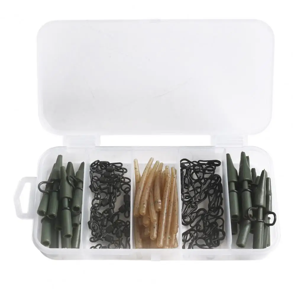 

Простая установка 110 шт. удобный мини-зажим для грузила, съемные рыболовные принадлежности