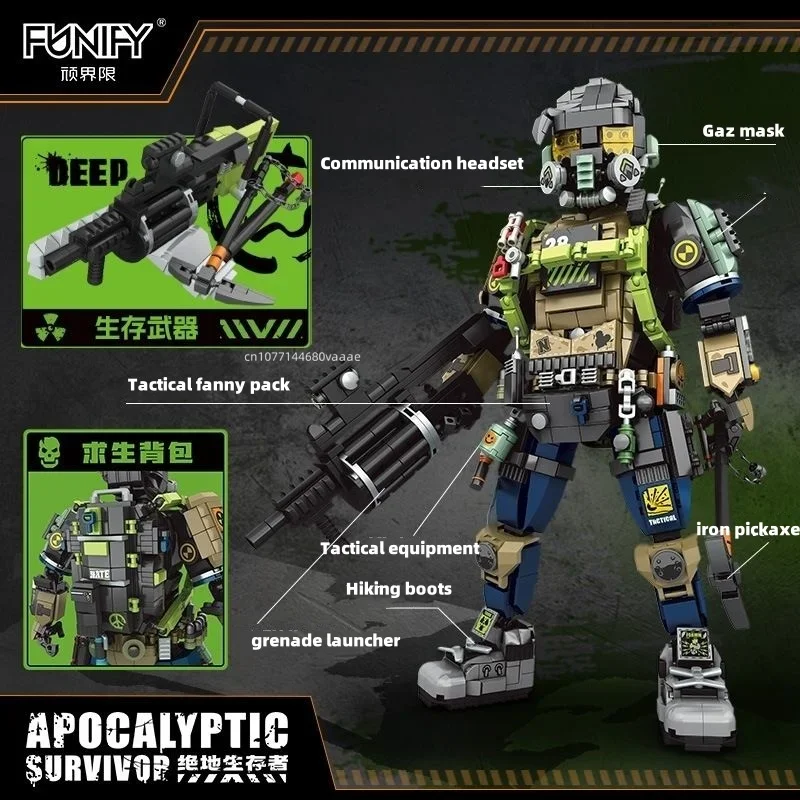 Джедай Выживание крутой Экстремальный воин мейка Робот детский подарок