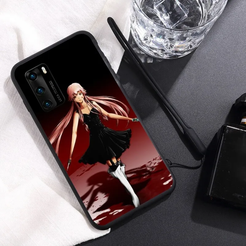 Чехол для телефона с аниме Future Diary Mirai Nikki Huawei Y6 Y7 Y9 Prime 2019 Y9s Mate 10 20 40 Pro Lite Nova 5t