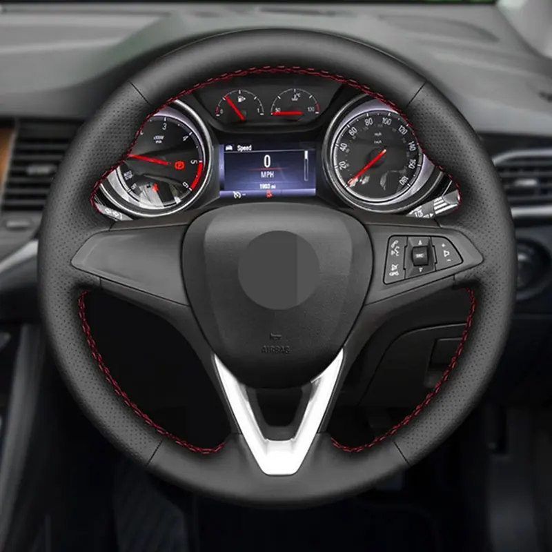 

Кожаный чехол на руль автомобиля для Opel Astra K Vauxhall Holden Astra Corsa E Crossland X Insignia CT Карл Зафира C 2016-2019