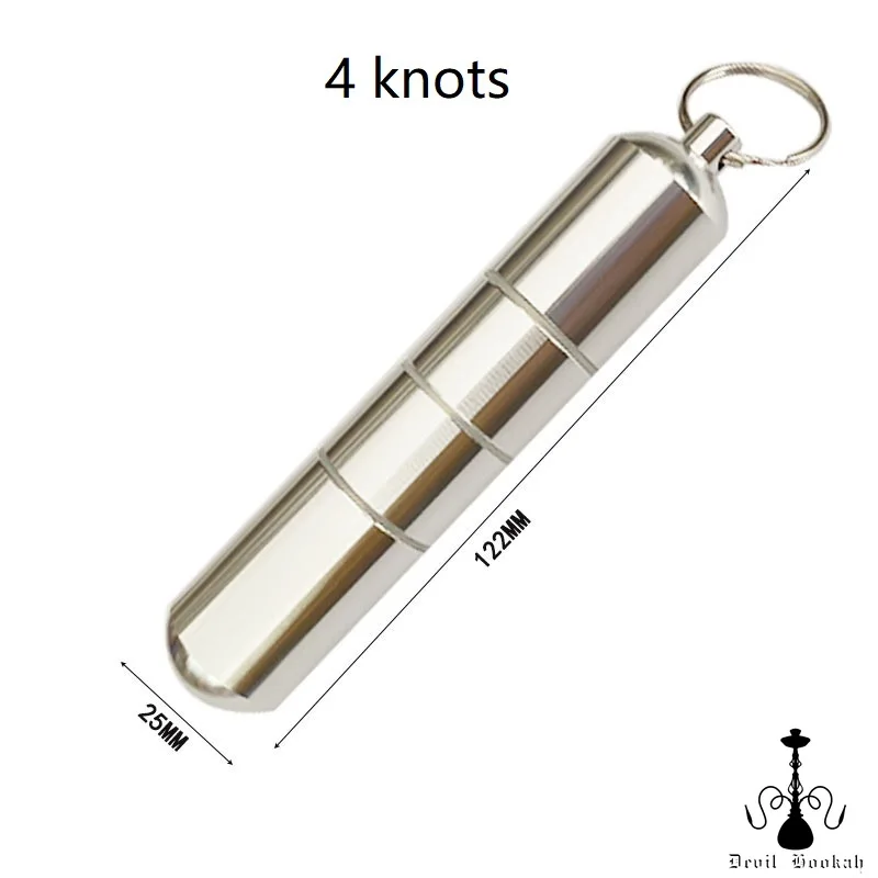 

DEVIL HOOKAH New Aluminum Waterproof Moisture-proof Toothpick Capsule Vanilla Weed Tobacco Storage Box Cigarette Accessories