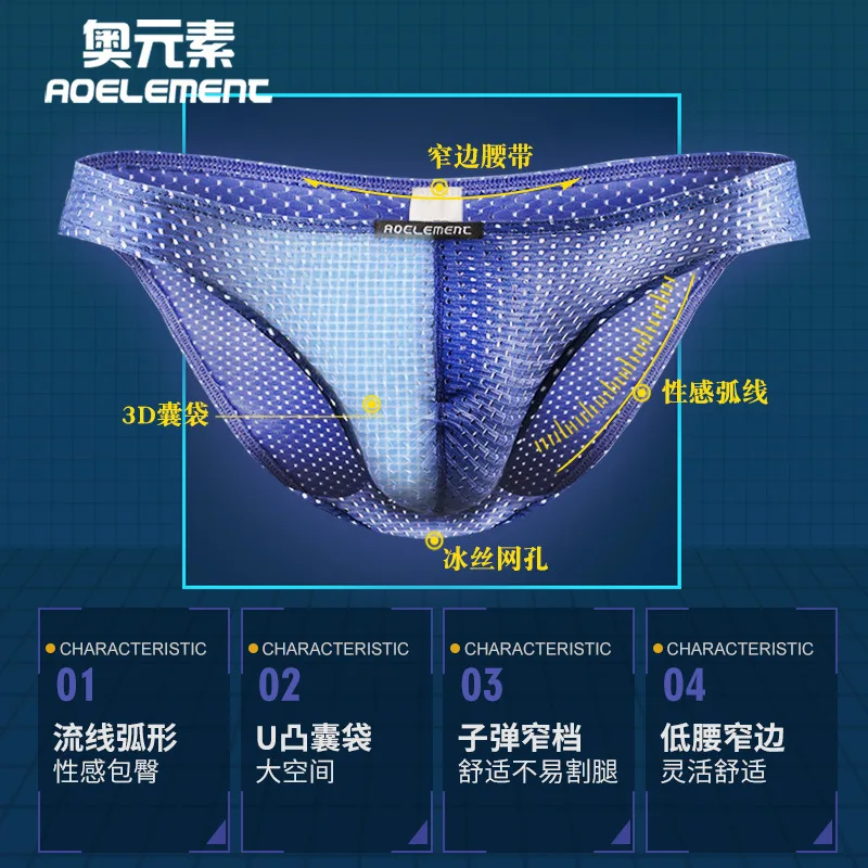 

Трусы-боксеры мужские из сетчатого хлопка, облегающие, 100% хлопок