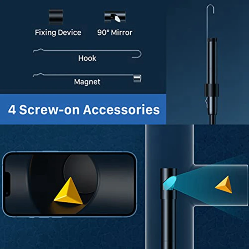 USB-эндоскоп типа C бороскоп для OTG телефона Android 7 мм инспекционная змеиная камера