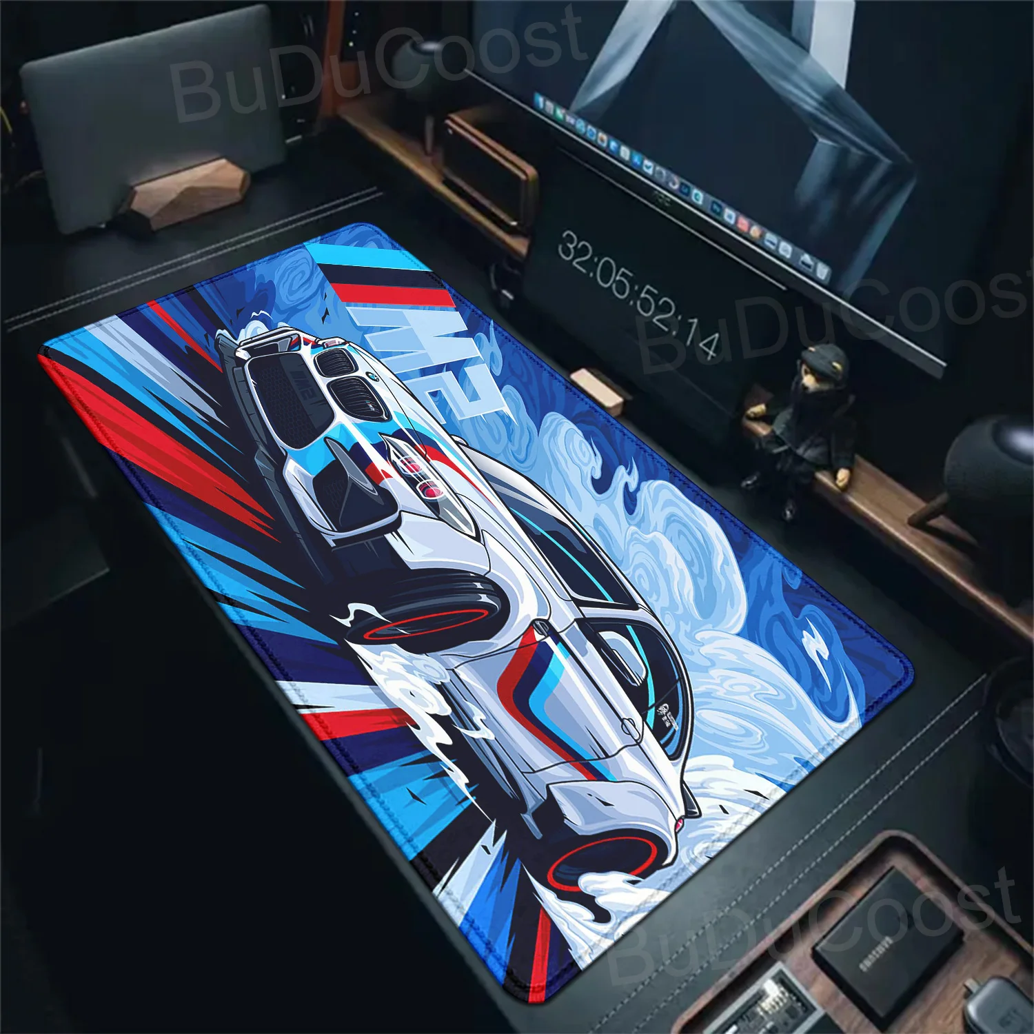 Игровой коврик GTR для гоночной машины нескользящий Настольный компьютера