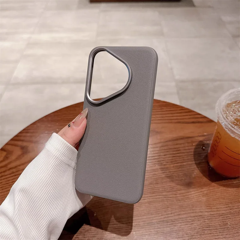 Цветной кожаный чехол для телефона Huawei Pura 70 Pro Plus с защитой от падения