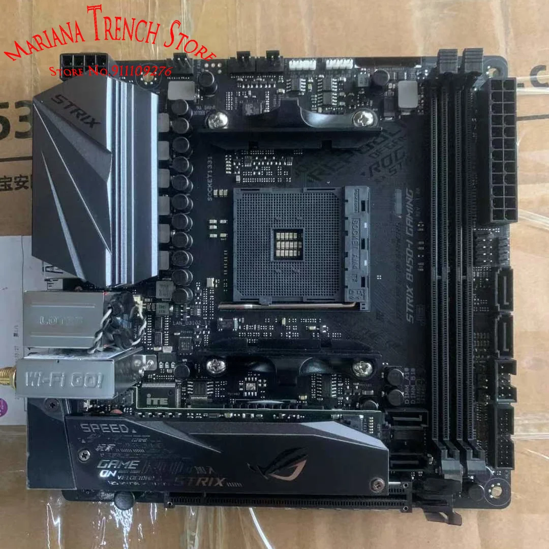 

Материнская плата ROG STRIX для ASUS AM4 B450 ITX игровая, 3-е/2-е/1-е поколение Ryzen™Процессоры