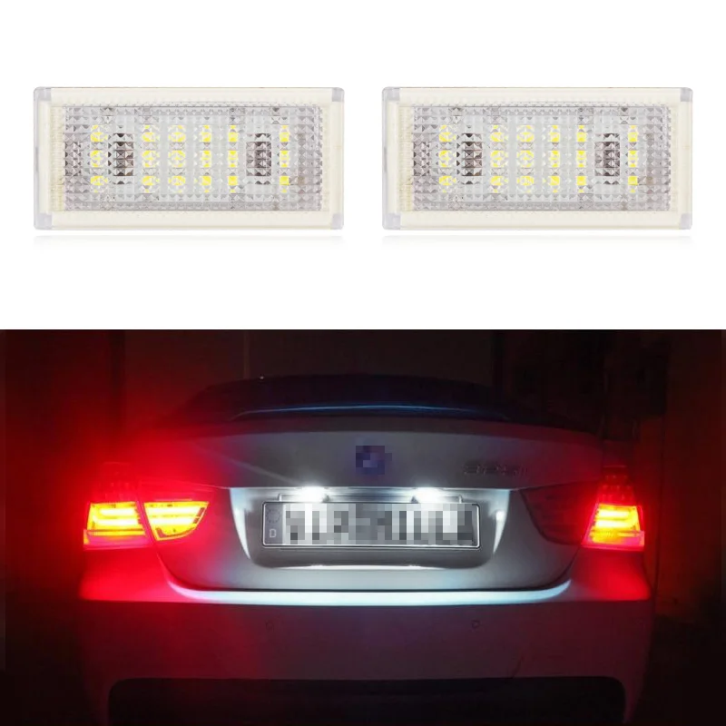 

2 шт., светодиодные лампы Для номерного знака BMW E46 2D M3