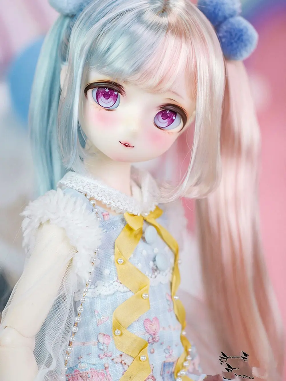 Новая игрушка из смолы премиум-класса кукла BJD/SD 1/4-точечная для девочек два юаня