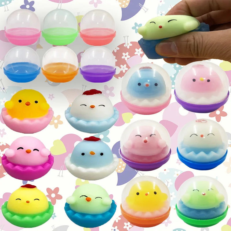 

1PC Easter Egg Squeeze Antistress Pressure Decompression Toys for Kids Adults Hand Fidget Toy Stress Relief Stressball AK418