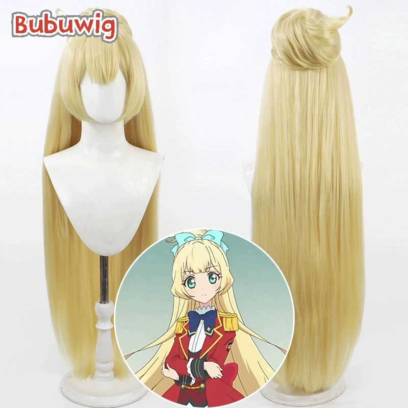 Bubuwig Синтетические волосы Shiratori Hime Косплей Парики с булочками Звезды Айкацу! 100 см