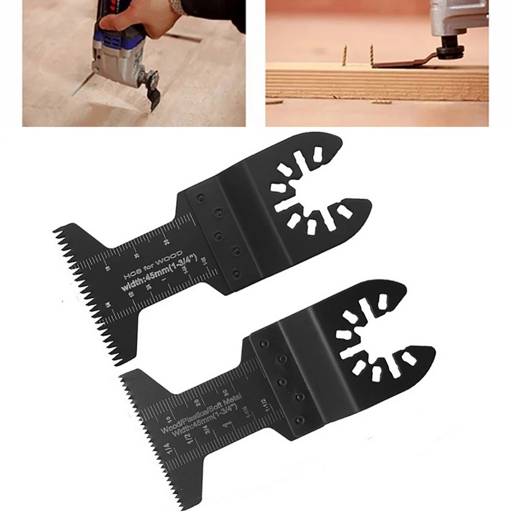 

45mm HCS Bi-metal Saw Blade Scillating Saw Blades Multi-Function Saw Blade Oscillating Electric Trimmer Cutting Wood Tools
