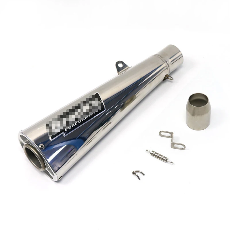 

Exhaust Muffler Motorcycle Chrome Black Color Performance brock Escape Moto For cafe racer HP4 h2 h2x ZX14 ZX10R NK400 silencer