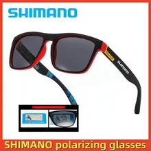 SHIMANO Fashion Polarized Sunglasses Driving Fishing Luxury Brand Designer Sun Glasses UV400 Eyewear100% Original