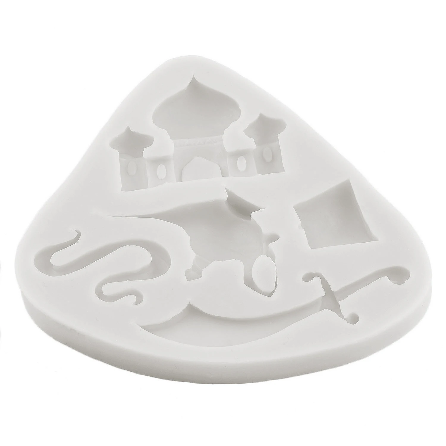 Силиконовая форма Aladdin с мифом лампа нож чайник домик замок для помадки украшение