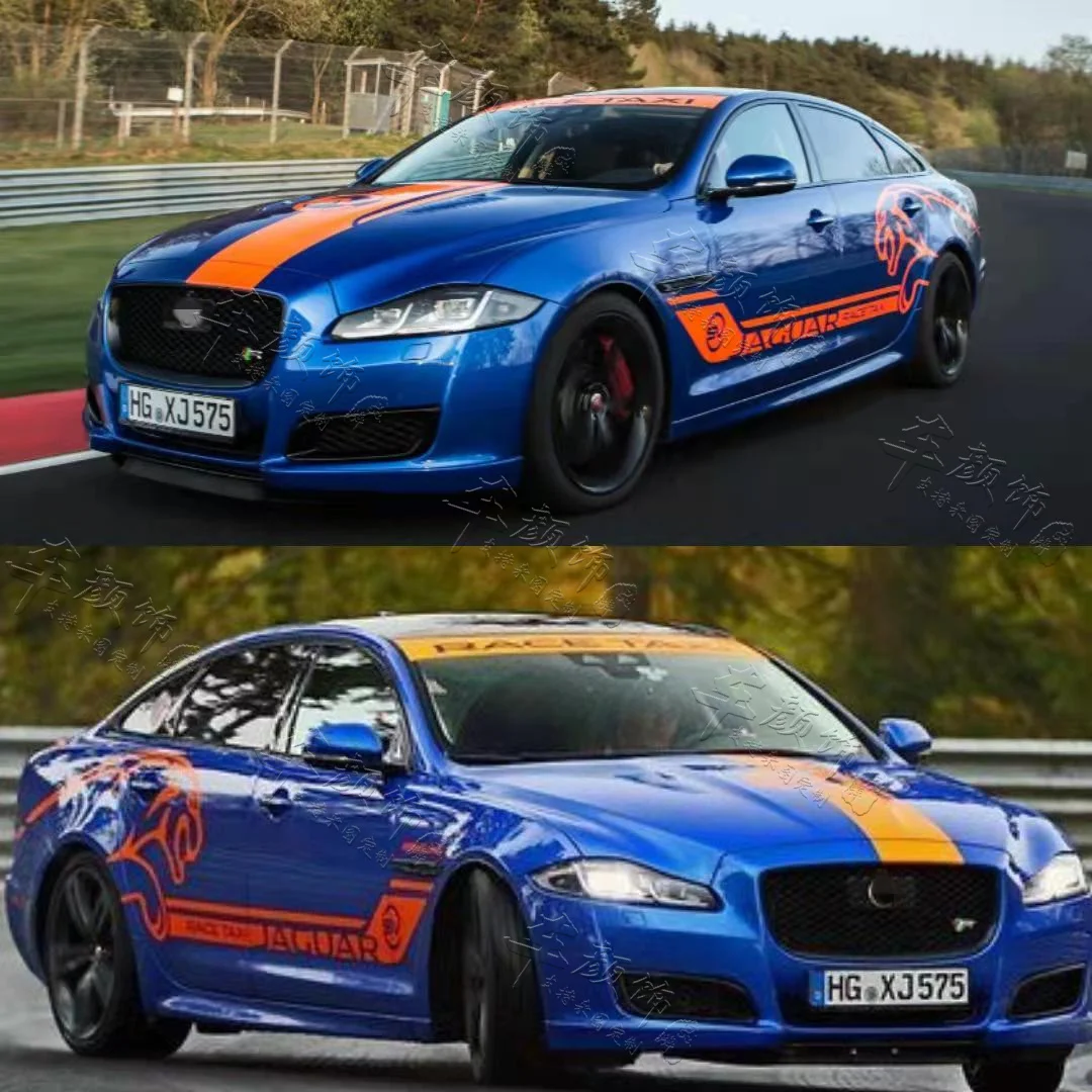 

JDM Car Sticker For XEL XE XF XJ Leopard XFL E-pace Custom Vinyl Exterior Details Stickers On Car Accessories Car Goods