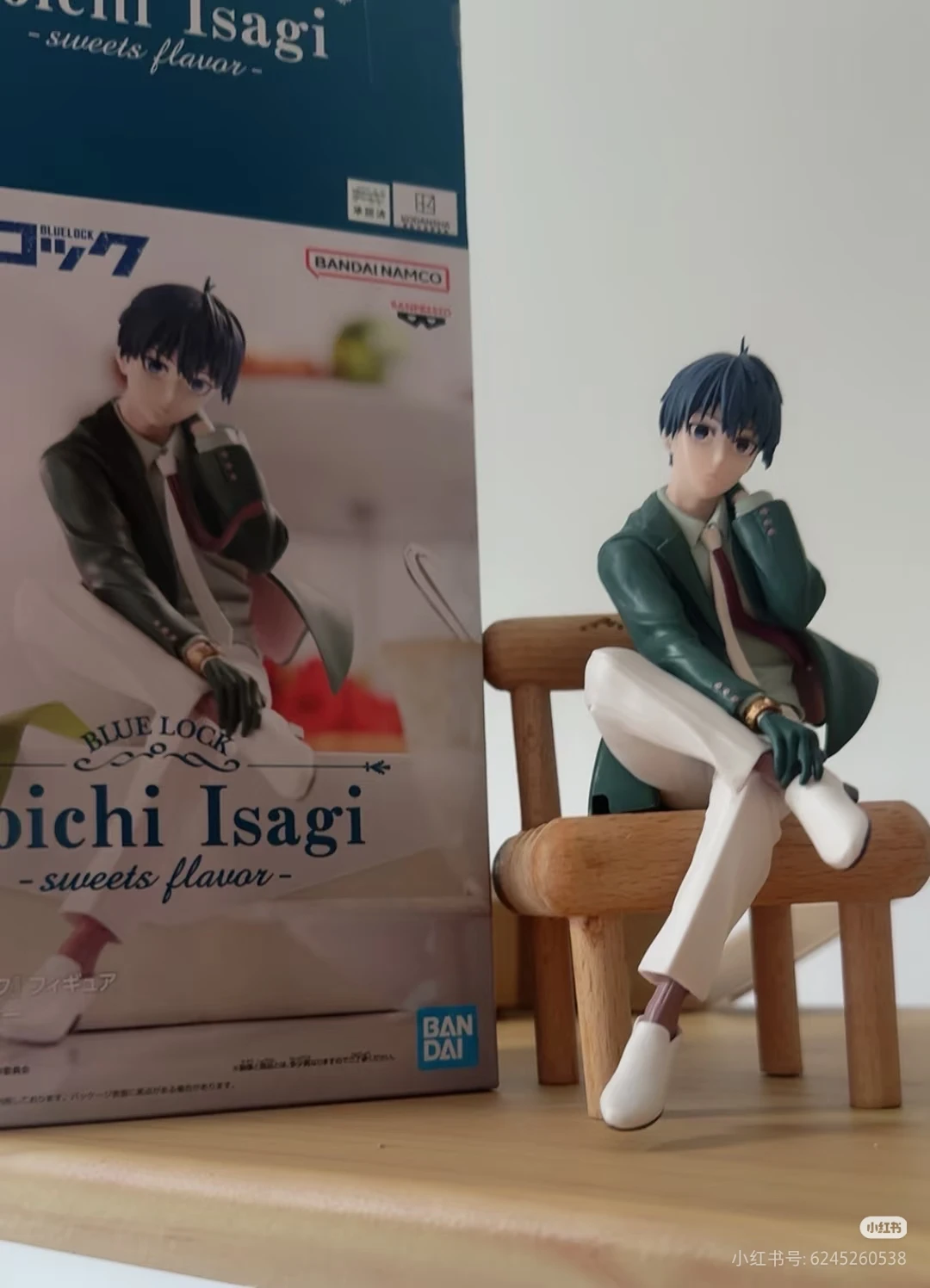 Фото BANPRESTO Blue Lock Rin Itoshi 13 см экшн-фигурка аниме коллекция игрушек сладости вкус коллекционный подарок №2