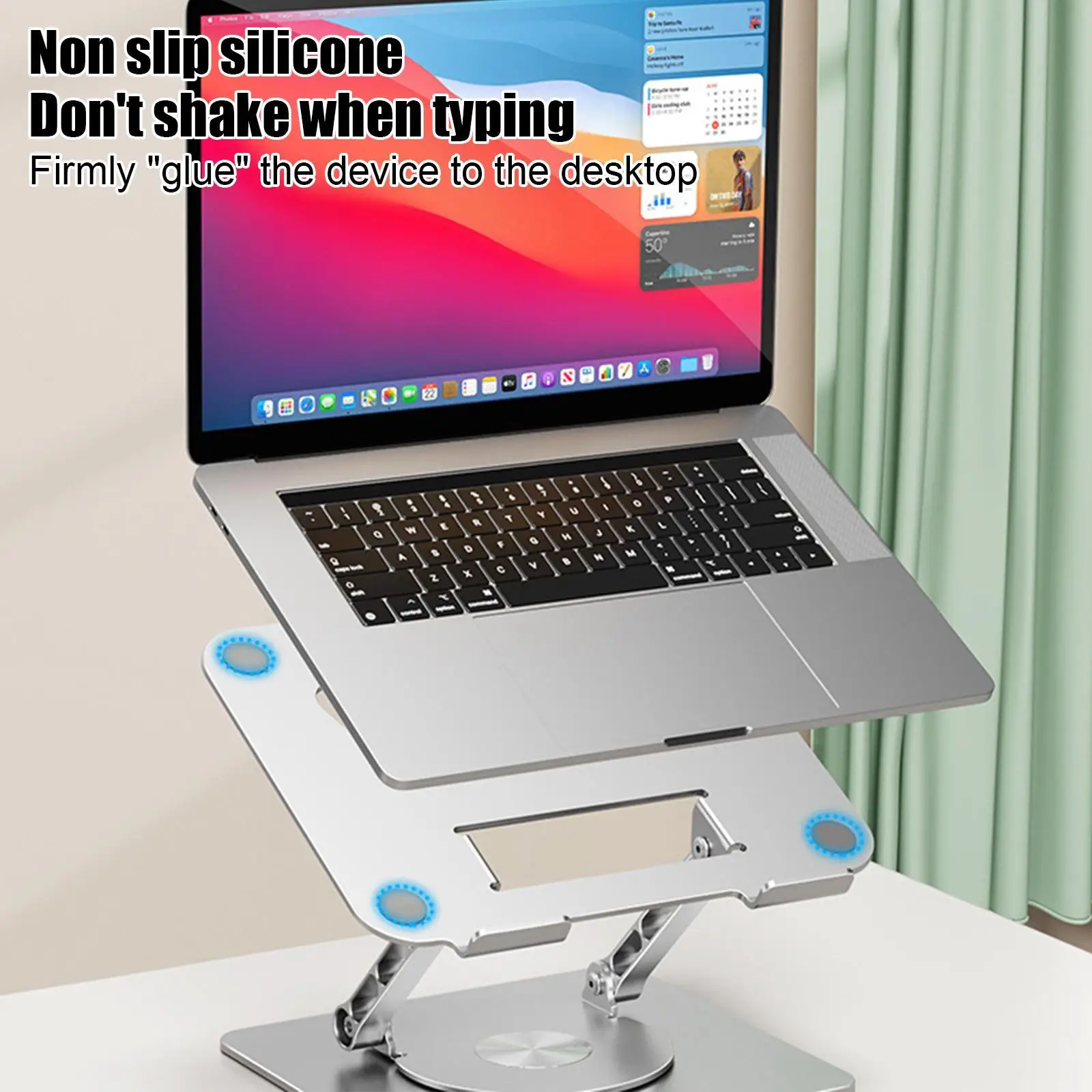 

Подставка для ноутбука Складная, вращающаяся на 360 °, из алюминиевого сплава