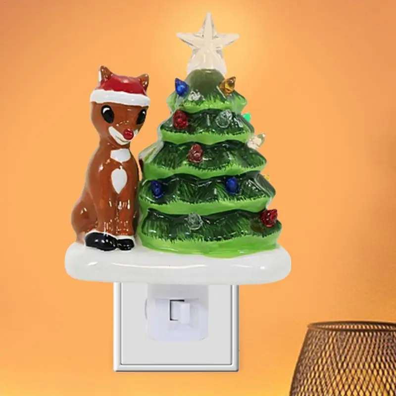 Ночник для рождественской елки Рождественская елка Елка Лось Смола Декоративная