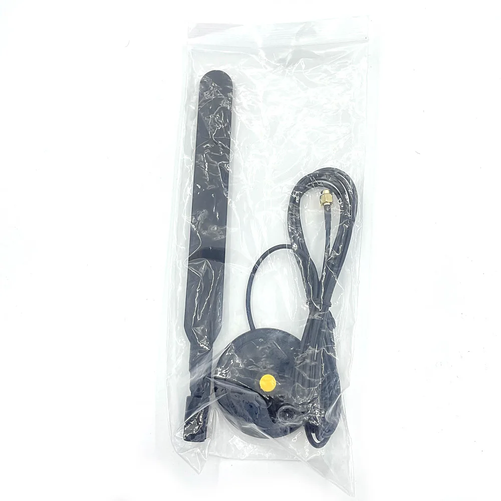 GSM 4G 5G Antenna Magnetic Base 600-6000MHz 12dBi High Gain Omni Wifi Antenna 2 Meters Cable SMA Male  for Router Modem