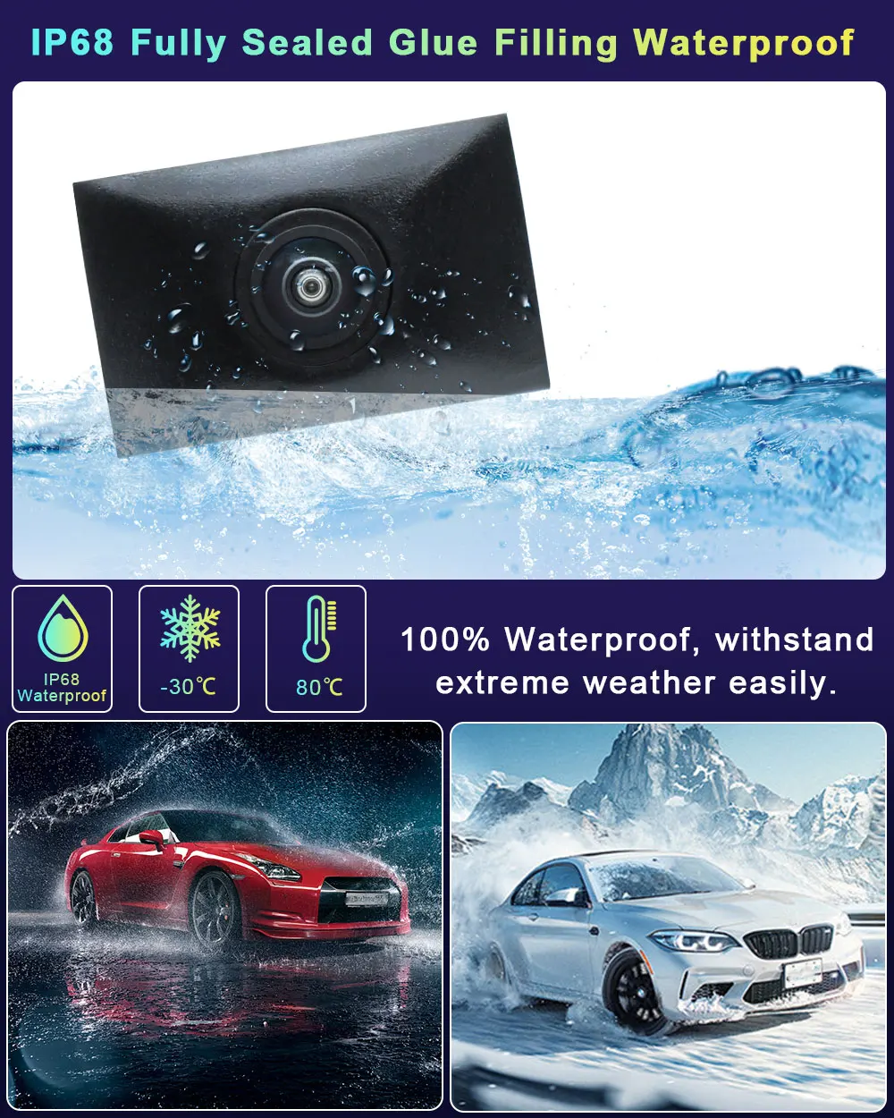 HD 170° ° Автомобильная передняя камера Fisheye AHD 1080P для Audi Q7 4L Facelift 2010 2011 2012 2013 2014 2015 с