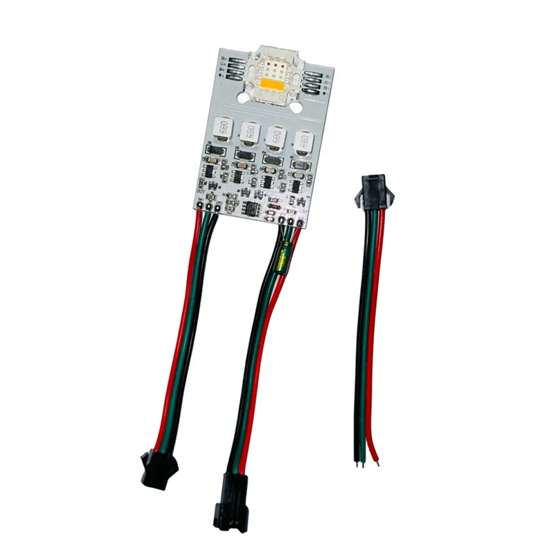 Фото A20F-Addressable UCS2904 12 Вт RGBW Светодиодный модуль высокой мощности Пиксельный светильник DC12V Вход RGBW Цифровой светодиодный светильник для прожекторов №4