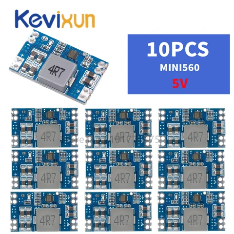 5/10 шт. Mini560 5A DC-DC Mini560 PRO Step-Down источник стабилизированного напряжения Module 6-30V To 3,3 V 5V 9V 12V