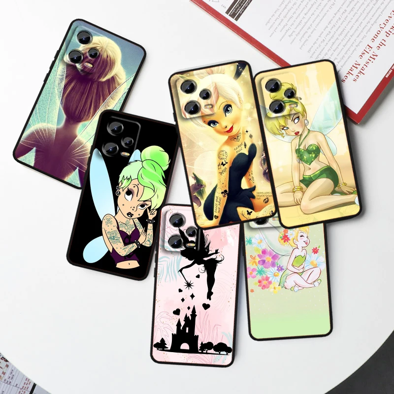 Милый Венди тинбелл для Xiaomi Redmi Note 13 12R 12 12S Turbo 11 11T 11S 10 10S Pro Plus 5G черный чехол