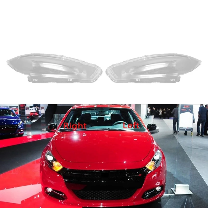 

Прозрачная крышка для автомобильных фар Dodge Дротика 2013 2014