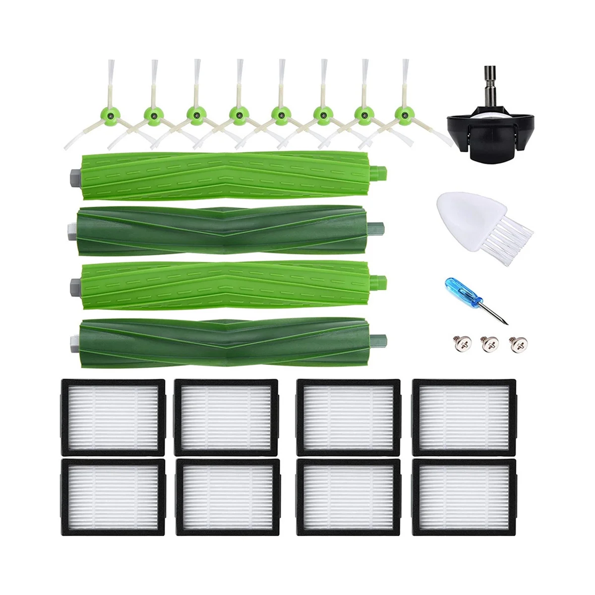 

23PCS Replacement Kit for I7 I7+ I3 I3+ I4 I4+ I6 I6+ I8 I8+ J7 J7+/Plus E5 E6 E7 Vacuum Cleaner Parts