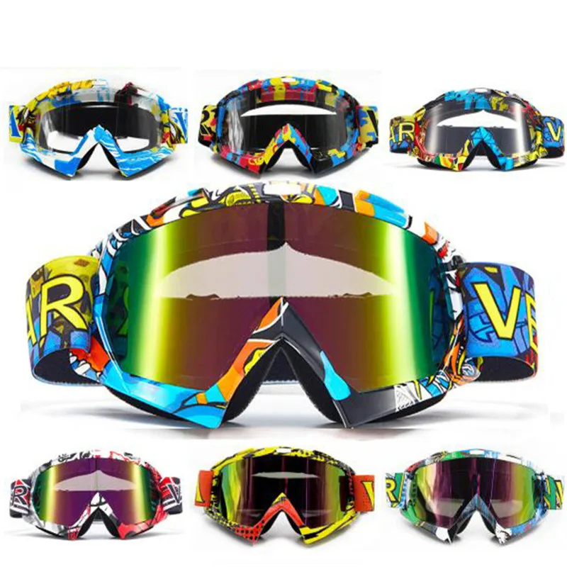 

Motocross Motorcycle Accessories Vintage Sunglasses Women's Glasses Winter Skate Sled Eyewear Colorful Lens Riding Goggles