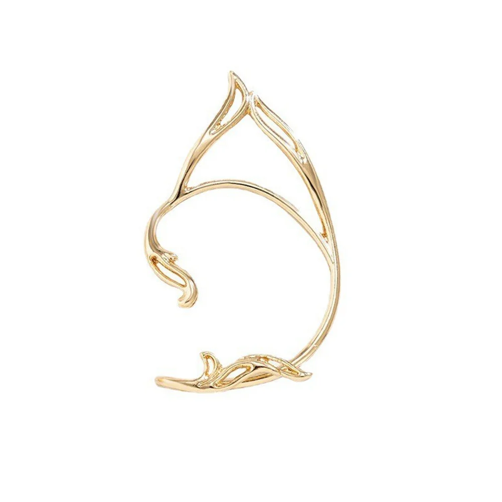 

Simplicity Geometry hollow out Cat ears ear clip For women ear loop Vintage Metal Alloy Versatile ear clip Jewelry Accessories