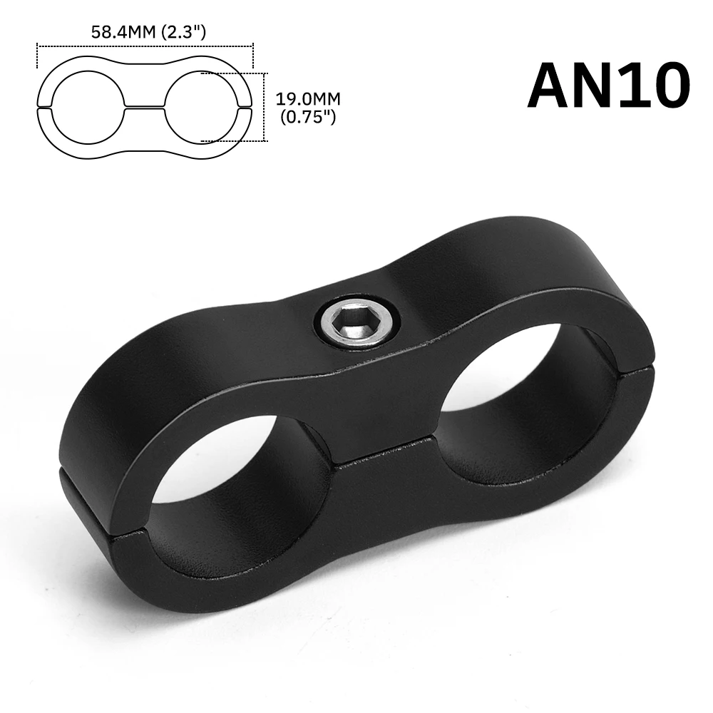 

Универсальный Алюминиевый Зажим Для Топливопроводов AN4 AN6 AN8 AN10 AN12 Для Разделения Топлива И Масла JR-SLJN01