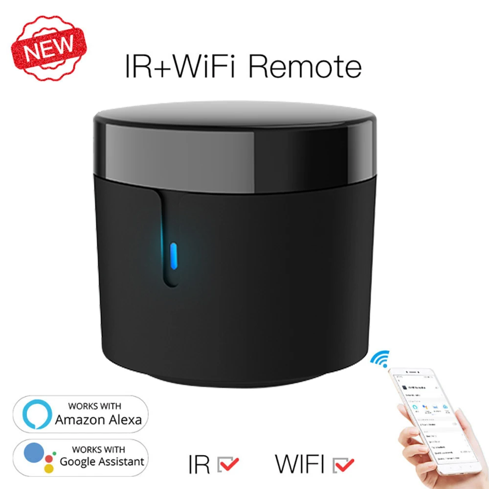 

2022 Universal IR Wifi Remote Control Switch Smart Home Controller Original Broadlink RM4 Mini Bestcon RM4C Mini Home Assistant