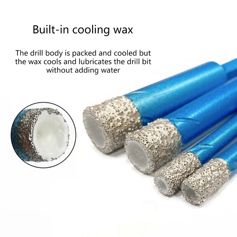 7 шт. набор алмазных сверл кольцевая пила для плитки вакуумная паяная с