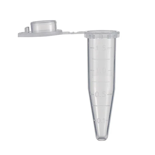 

1.5ml with lid PP Sample centrifuge tube With Clear Scale 500 pcs one bag