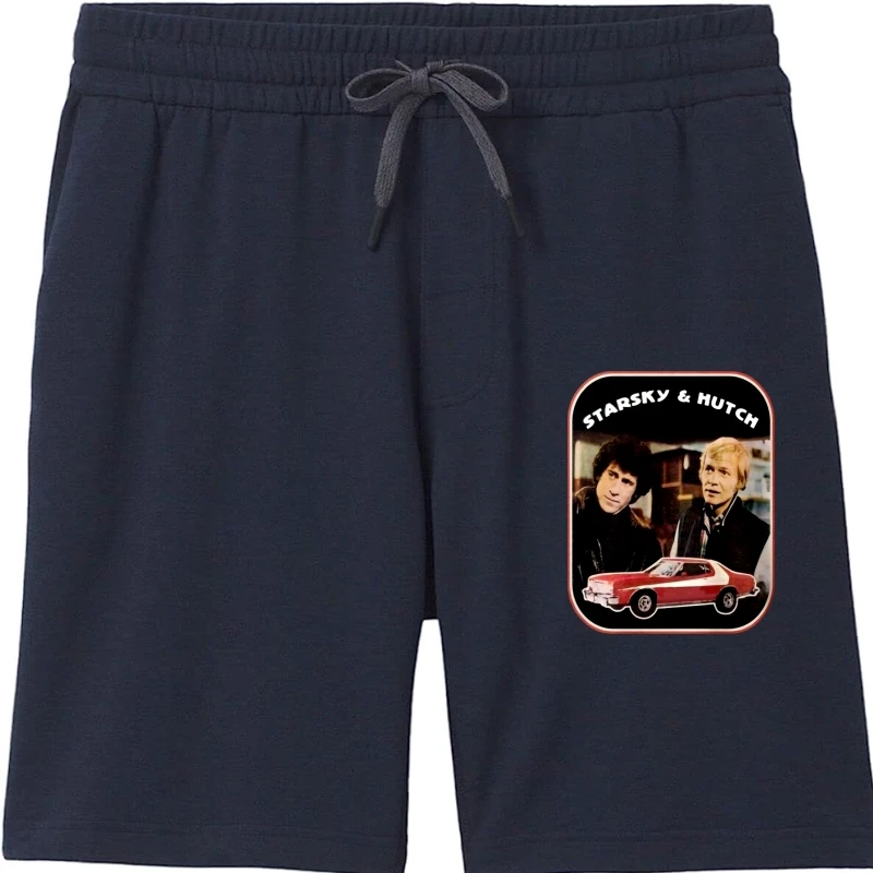 

Мужские черные шорты Starsky Hutch для отдыха на лето