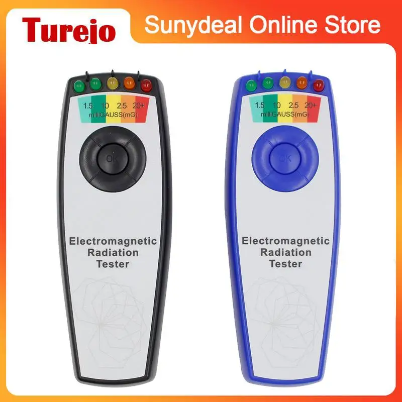 

New Electromagnetic Field EMF Gauss Meter Portable Magnetic Field Strength Detector LED Gauss Tester Hunting Detecting Tool