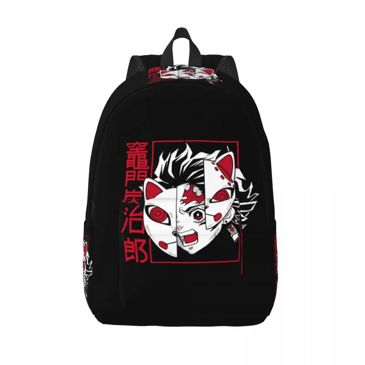 

Customized Demon Slayer Kimetsu No Yaiba Canvas Backpacks Women Men Casual Bookbag for College School Kamado Tanjirou Bags