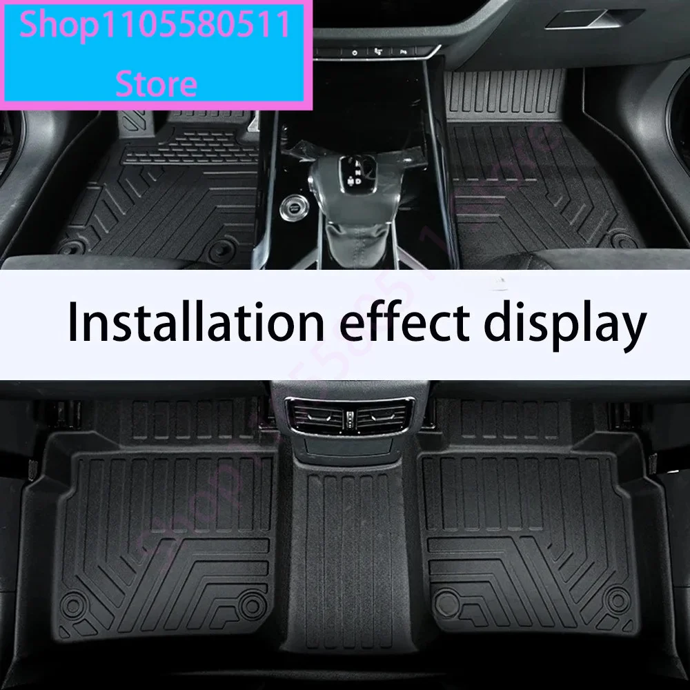 Фото Для BYD Seagull Dolphin Mini/Surf Atto 1 EQ 2023~2025: Автомобильные коврики из TPE для леворульных авто, устойчивые к царапинам, аксессуары для интерьера №2