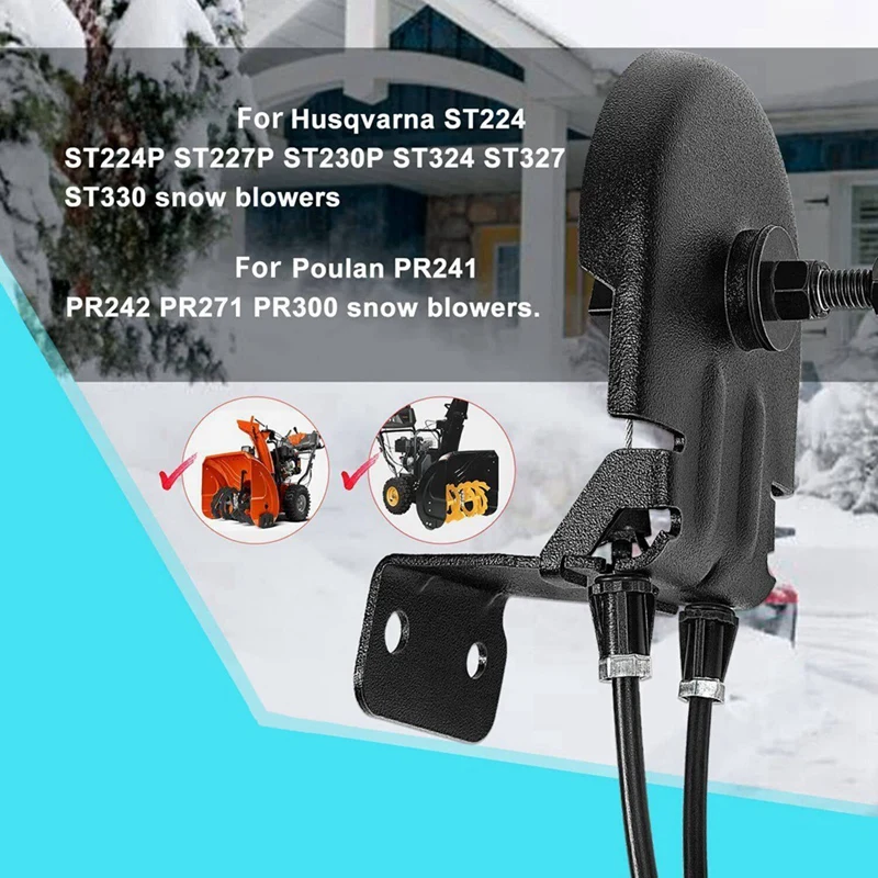 581680302 581680301 поворотный кабель в сборе для Husqvarna ST224/P ST227P ST230P ST324 ST327 ST330 &amp catan PR241 - PR300