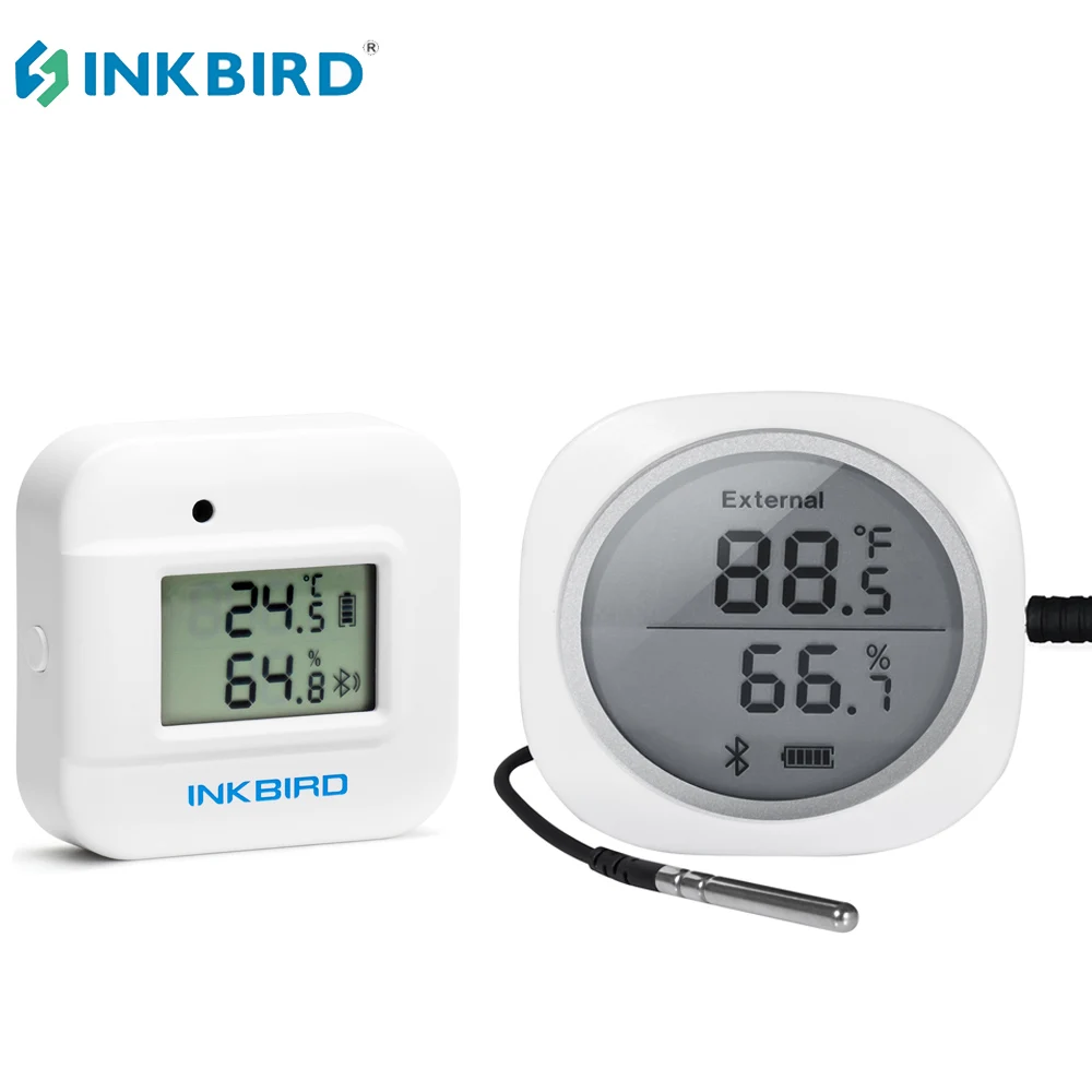 

Умный беспроводной термометр и гигрометр INKBIRD, Wi-Fi Метеостанция для пивоварения, влажность 2 типа