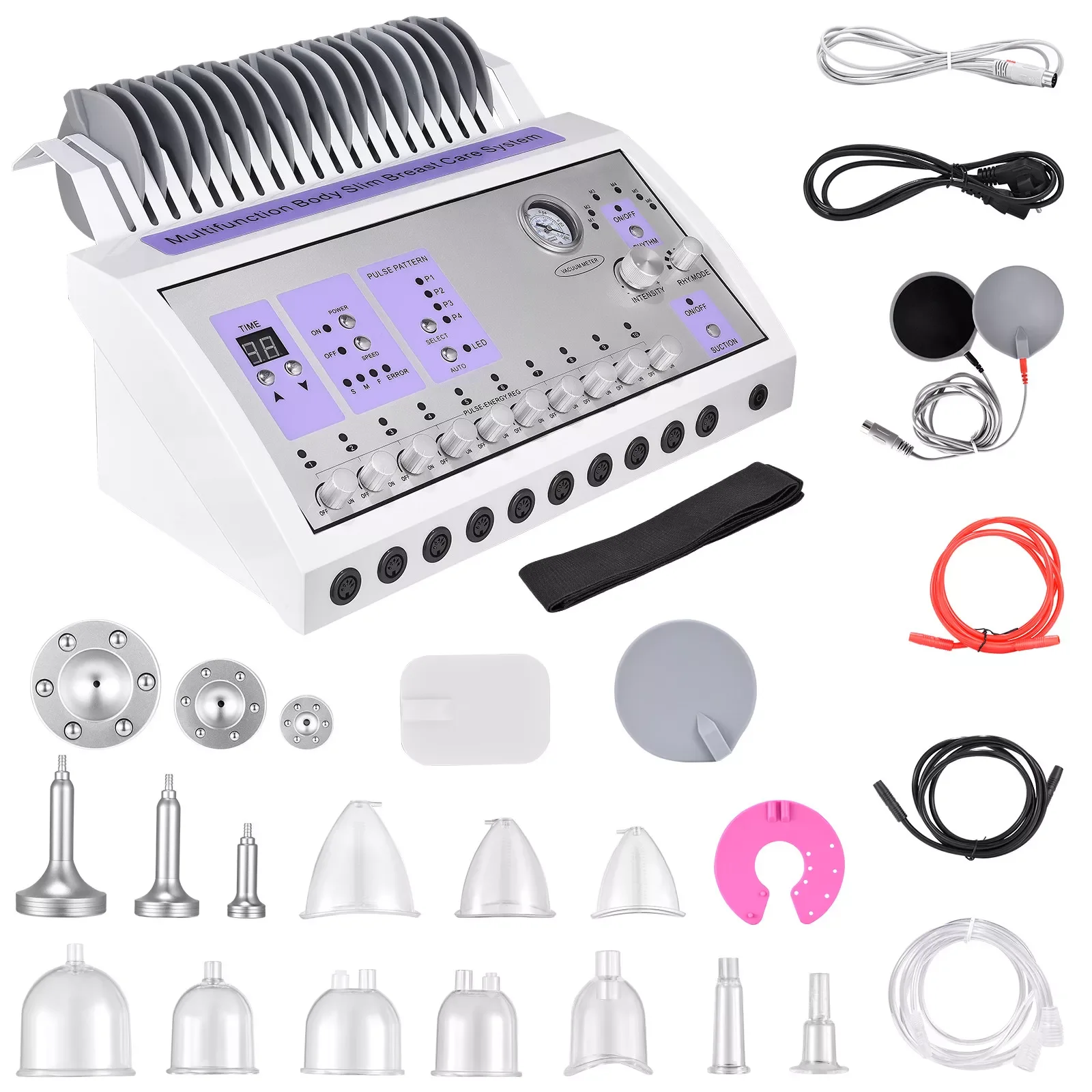 

Multifunctional Electric Stimulator Slimming Electric Muscle Vacuum Negative Pressure Chest Massager Gua Sha Weight Loss