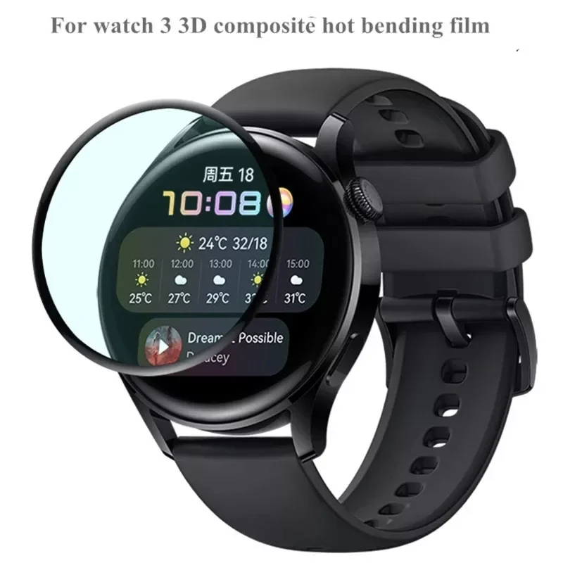 

2pcs 3D Curved Screen Protector for Watch 3 / 3 Pro Soft Protective Glass Cover on the for Smart Watch 3 3pro Film