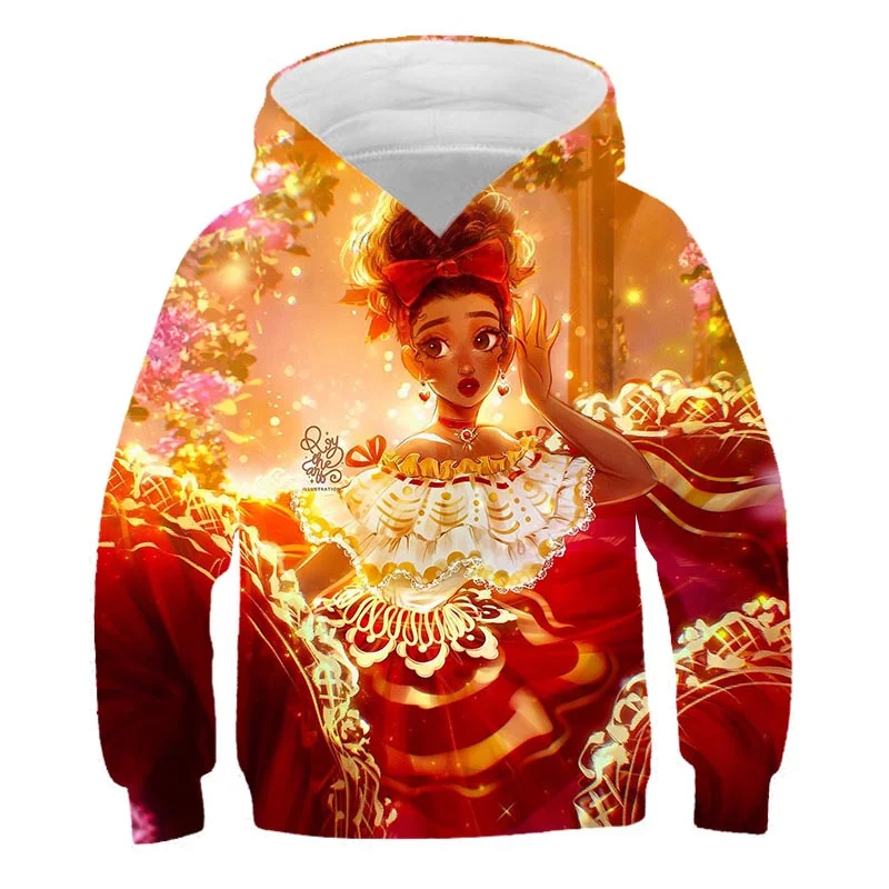 

Children Lovely Encanto Mirabel Disney Cartoon Hoodies Boys Girls Sweatshirt Kids Tops Baby Kids Pullovers 1-14Years teen Clothe