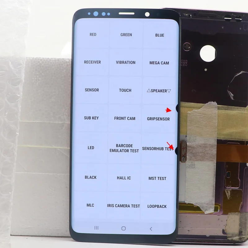 100% Оригинальный AMOLED ЖК-дисплей для Samsung Galaxy S9 Plus G965 SM-G965FN G965F + дисплей сенсорный