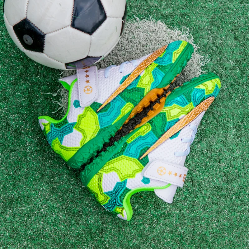 Hot Sale Child Soccer Shoe Kids Football Boots Outdoor lndoor TF Football Trainers Size 39 Futsal Shoes Man zapatos de fútbol